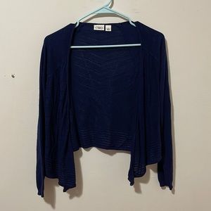 Cato Navy Cardigan Size Small GUC